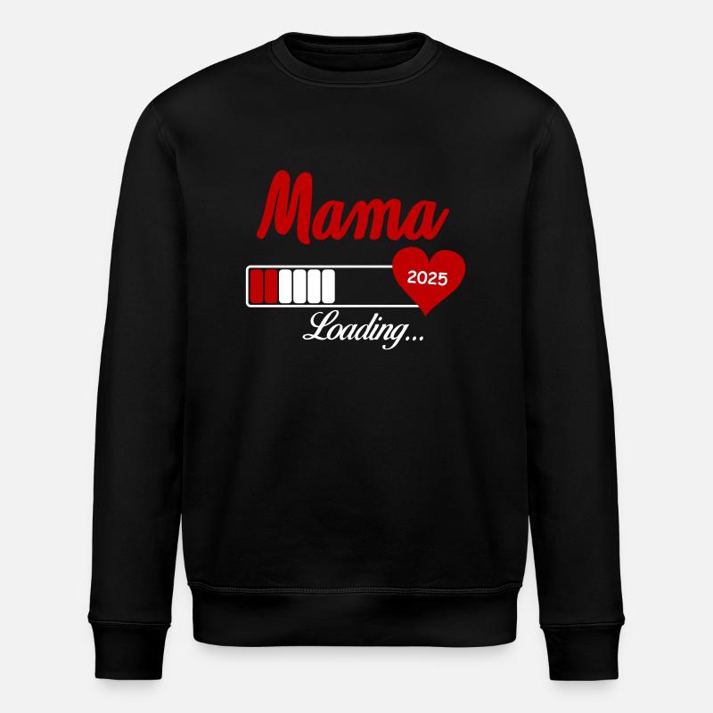 Mama Loading 2025 - Stanley/Stella ROLLER Unisex Organic Sweatshirt - black