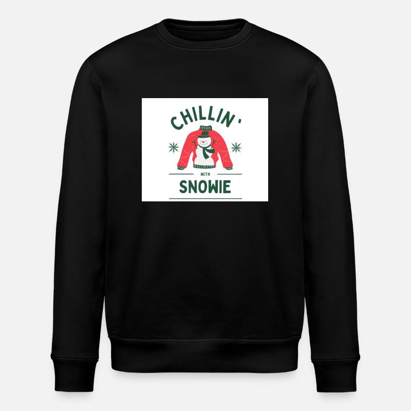 Snowie - Stanley/Stella ROLLER Unisex Organic Sweatshirt - black