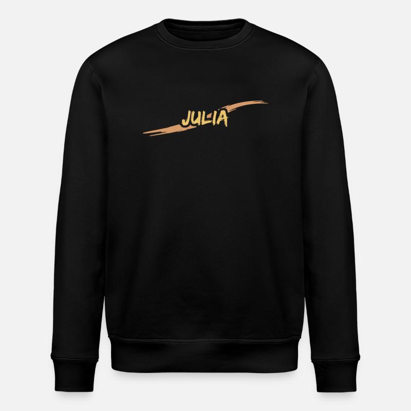 Julia als Julia - Stanley/Stella Unisex Bio-Sweatshirt ROLLER - Schwarz