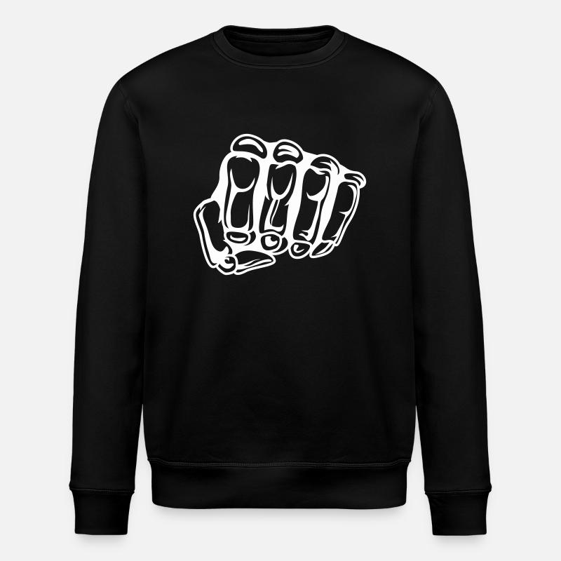 skull faust - Stanley/Stella Unisex Bio-Sweatshirt ROLLER - Schwarz