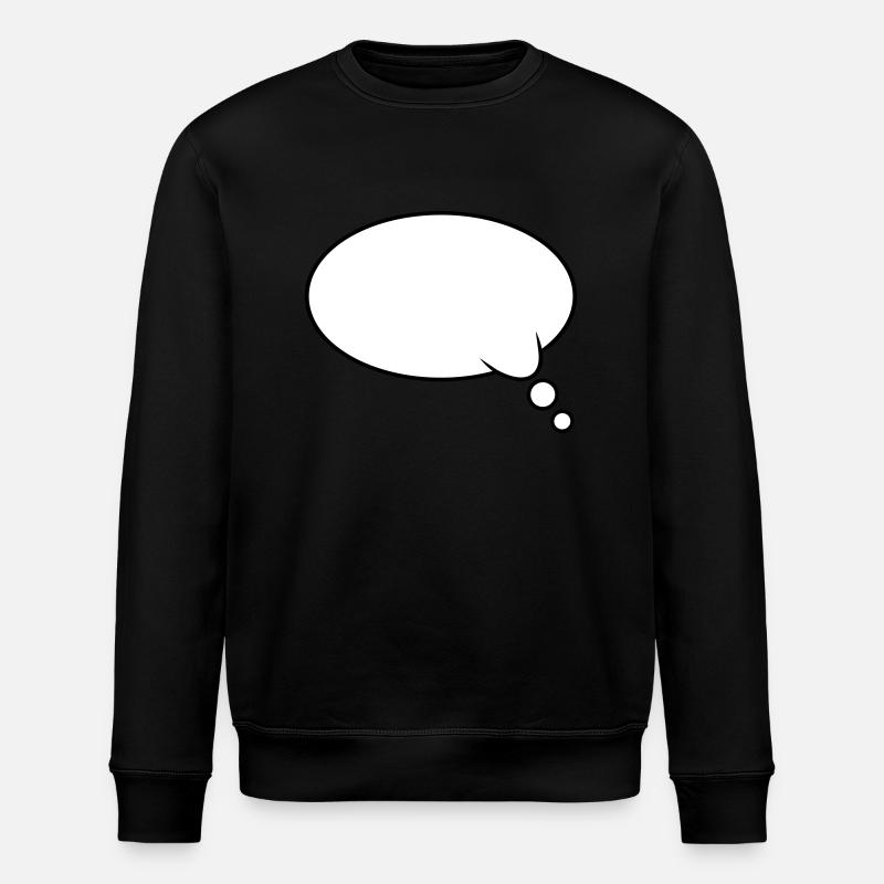 Pensée : Bubble Design - Sweat bio ROLLER Stanley/Stella Unisexe - noir