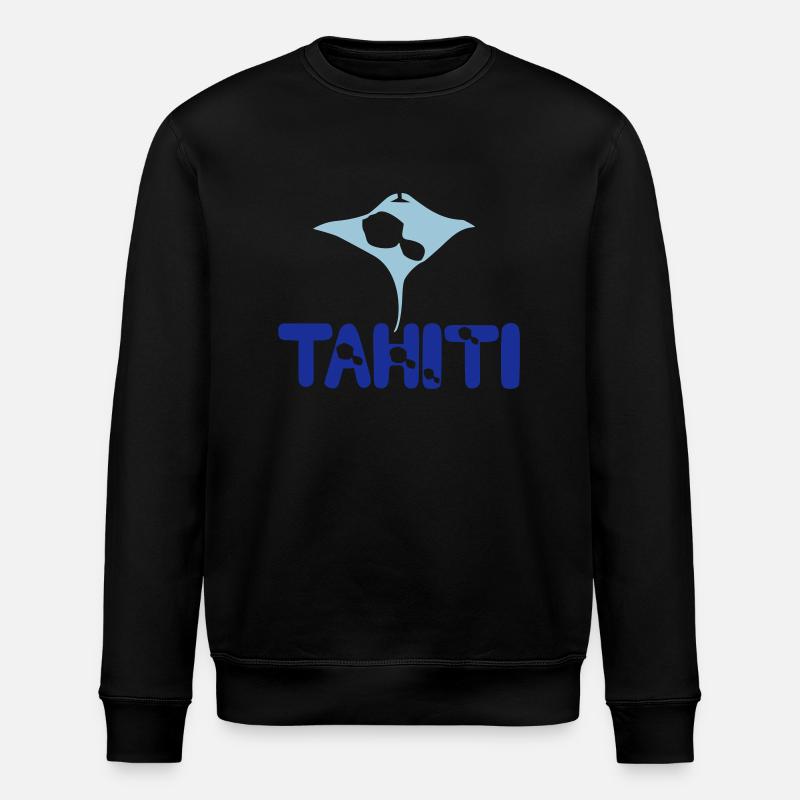 tattoo map tahiti manta 2 - Sweat bio ROLLER Stanley/Stella Unisexe - noir