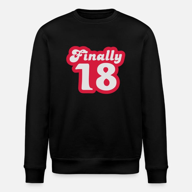 Finally 18 - Stanley/Stella Unisex Bio-Sweatshirt ROLLER - Schwarz