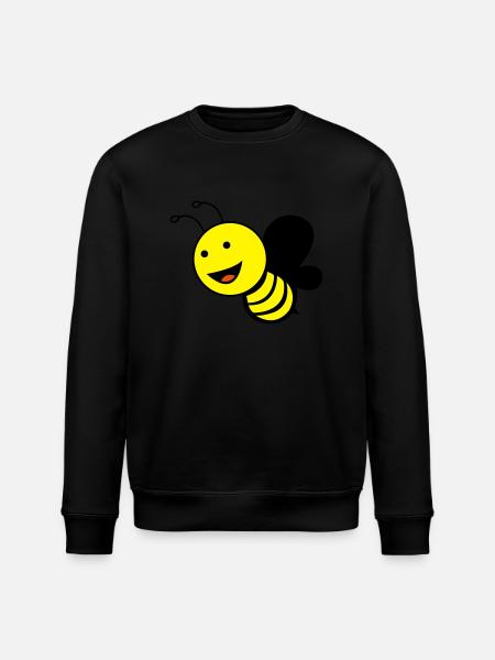 suesse_biene_02 - Stanley/Stella ROLLER Unisex Organic Sweatshirt - black