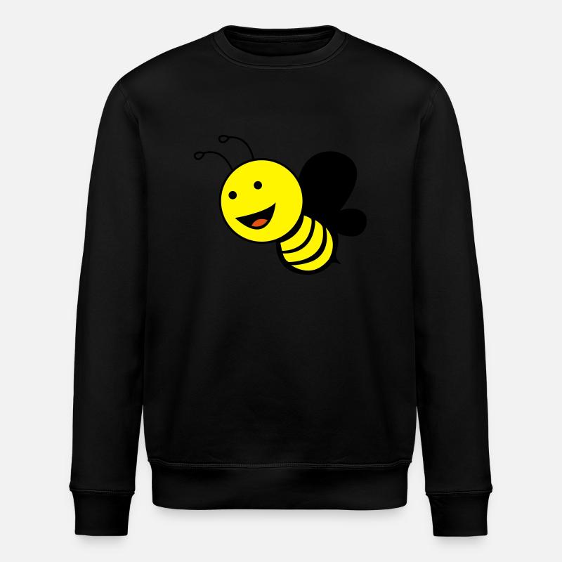 suesse_biene_02 - Stanley/Stella Unisex Bio-Sweatshirt ROLLER - Schwarz