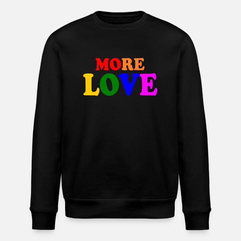 More love - Sweat bio ROLLER Stanley/Stella Unisexe - noir
