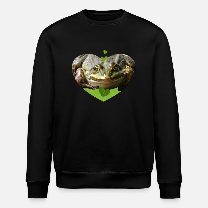 Crapaud grenouille Grenouilles Prince - Sweat bio ROLLER Stanley/Stella Unisexe - noir