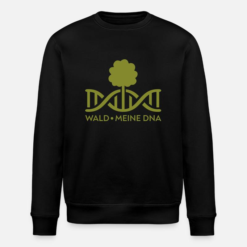 DNA Wald - Stanley/Stella Unisex Bio-Sweatshirt ROLLER - Schwarz