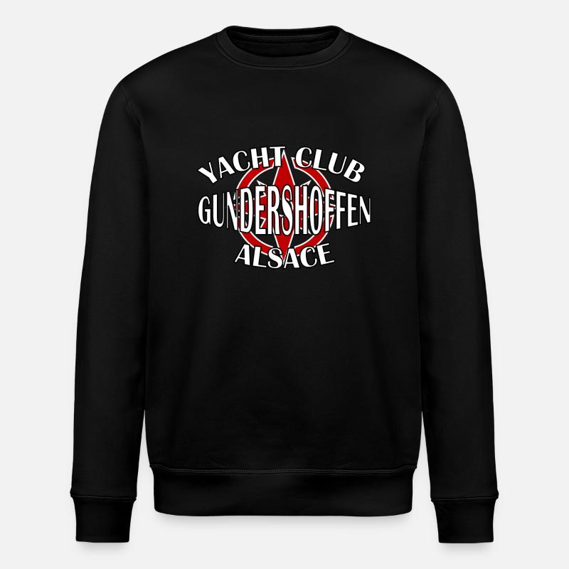 Yacht Club Gundershoffen - Stanley/Stella Unisex Bio-Sweatshirt ROLLER - Schwarz