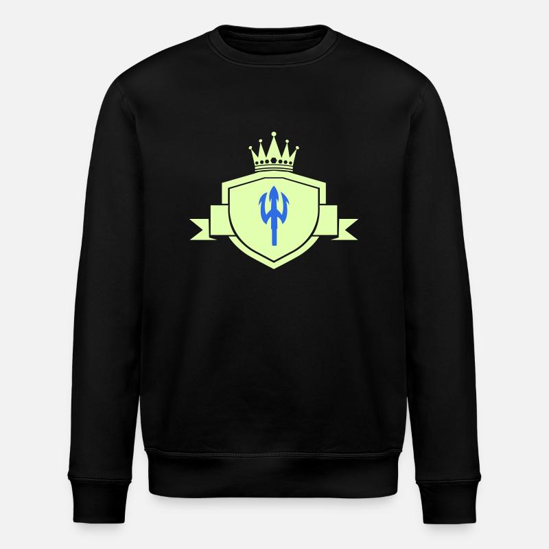 Armoiries du Trident - Sweat bio ROLLER Stanley/Stella Unisexe - noir
