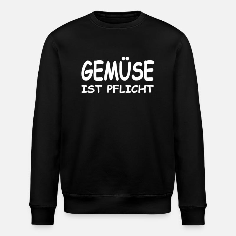 Gemüse - Stanley/Stella Unisex Bio-Sweatshirt ROLLER - Schwarz