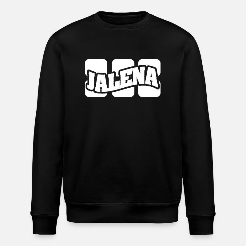 Jalena as a name - Stanley/Stella ROLLER Unisex Organic Sweatshirt - black
