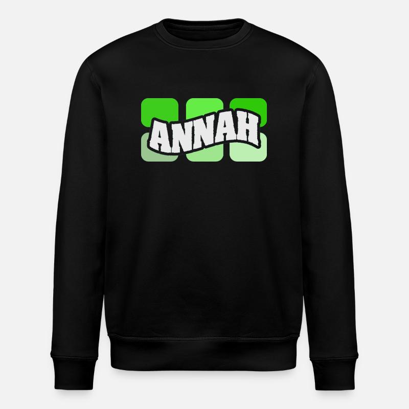 Nom Annah - Sweat bio ROLLER Stanley/Stella Unisexe - noir