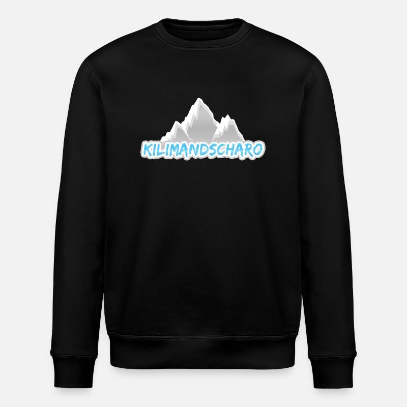 Mount Kilimanjaro - Stanley/Stella ROLLER Unisex Organic Sweatshirt - black