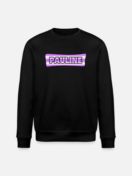 Gift for Pauline - Stanley/Stella ROLLER Unisex Organic Sweatshirt - black
