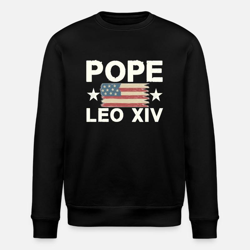 Pope - Stanley/Stella ROLLER Unisex Organic Sweatshirt - black