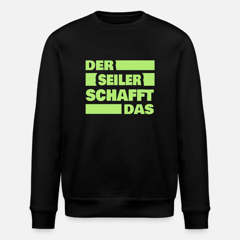 Ropemaker - Stanley/Stella ROLLER Unisex Organic Sweatshirt - black