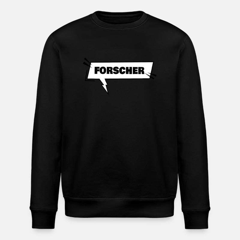 Forscher - Stanley/Stella Unisex Bio-Sweatshirt ROLLER - Schwarz