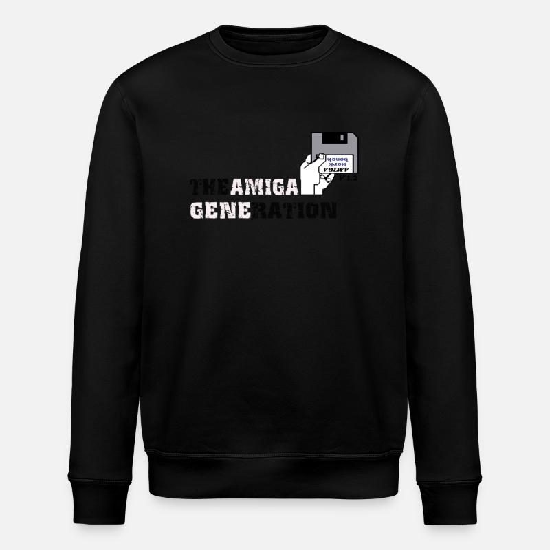 amiga_generation - Stanley/Stella ROLLER Unisex Organic Sweatshirt - black