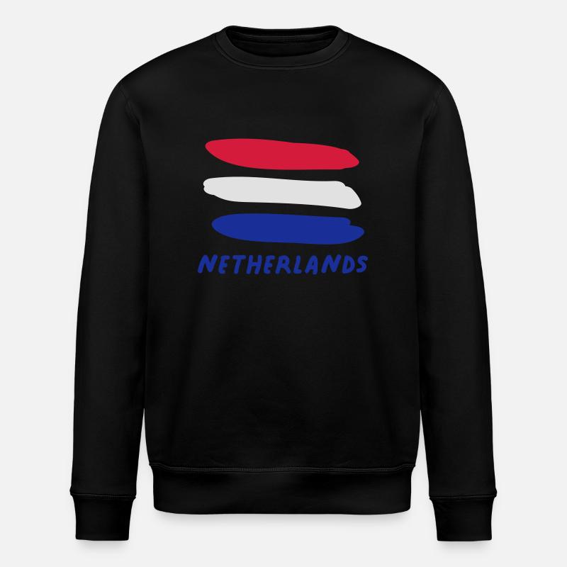 Netherlands - Stanley/Stella Unisex Bio-Sweatshirt ROLLER - Schwarz