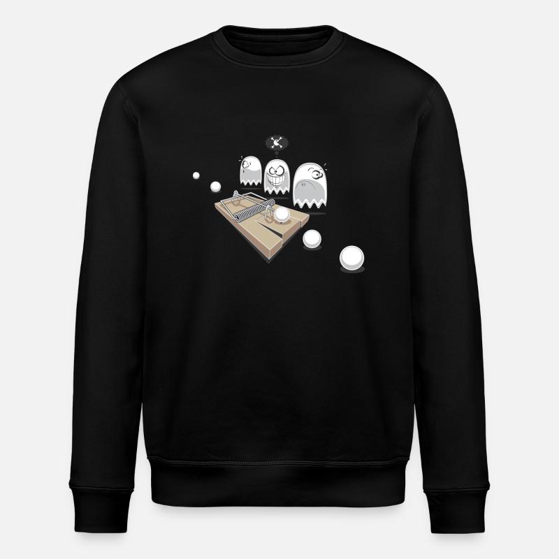 Fangen Pac! - Stanley/Stella Unisex Bio-Sweatshirt ROLLER - Schwarz