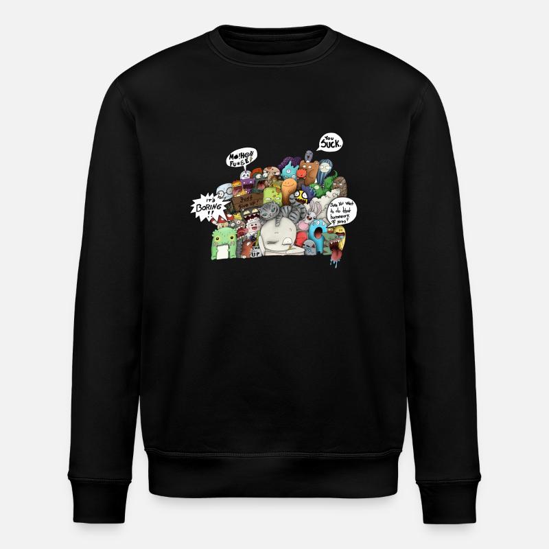 Concentration - Stanley/Stella ROLLER Unisex Organic Sweatshirt - black