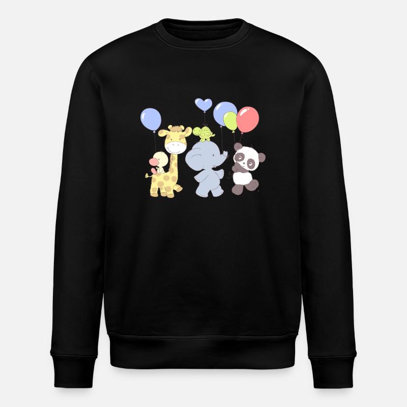 Little Panda Party - Sweat bio ROLLER Stanley/Stella Unisexe - noir