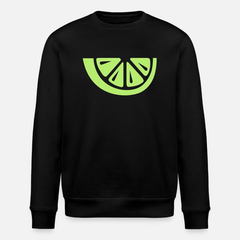 Lime - Sweat bio ROLLER Stanley/Stella Unisexe - noir