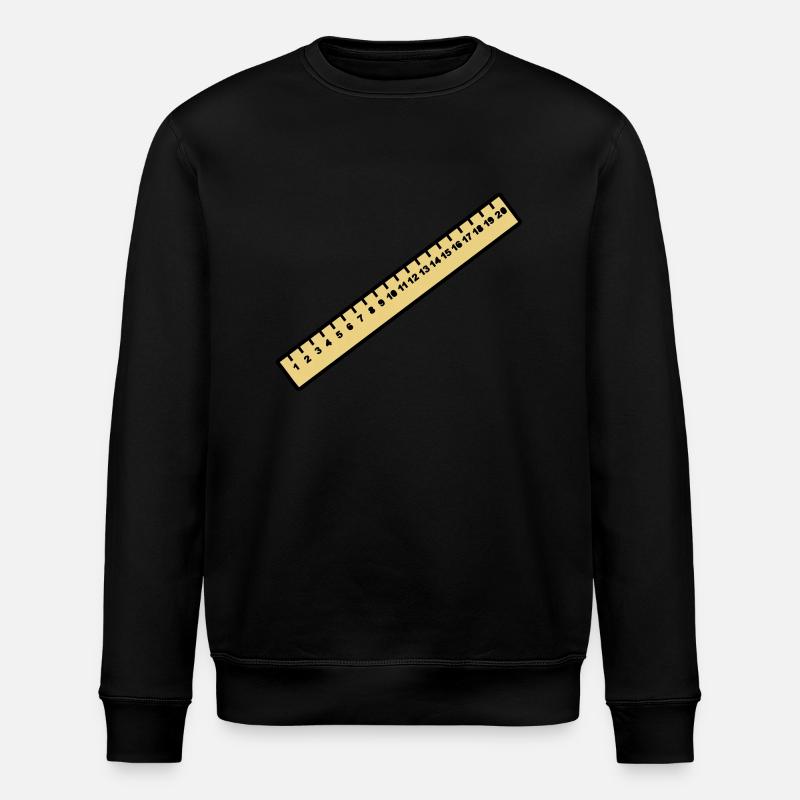 Ruler - Stanley/Stella ROLLER Unisex Organic Sweatshirt - black