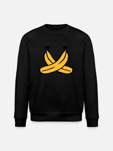 Banane - Stanley/Stella Unisex Bio-Sweatshirt ROLLER - Schwarz