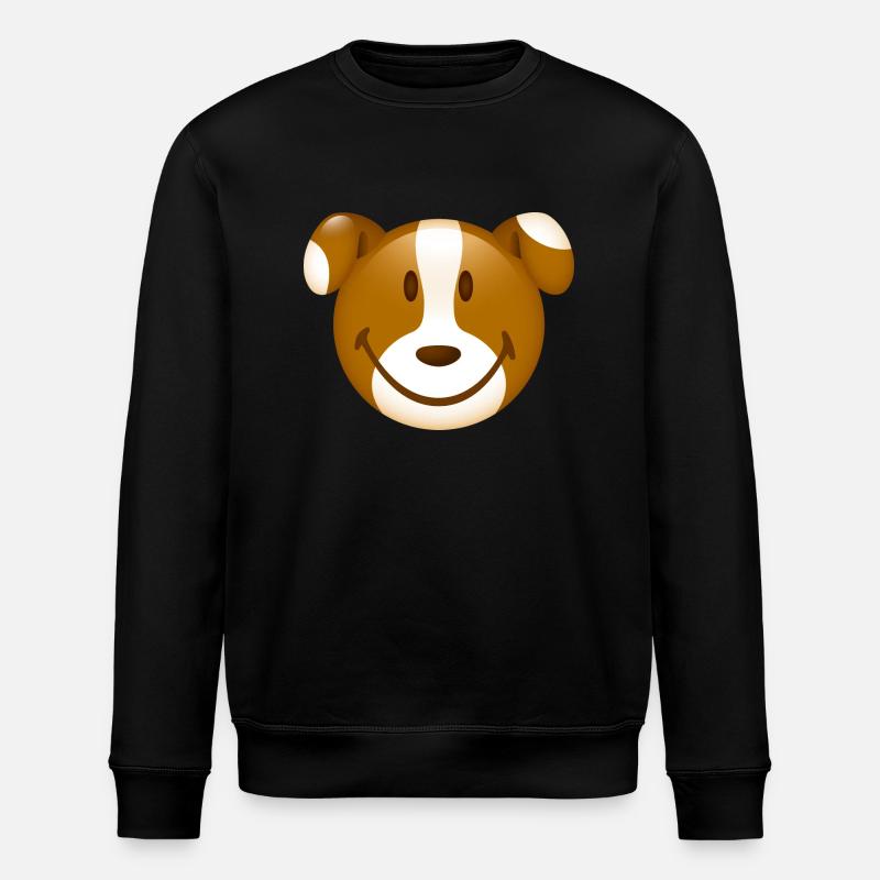 Smiley Dog - Sweat bio ROLLER Stanley/Stella Unisexe - noir