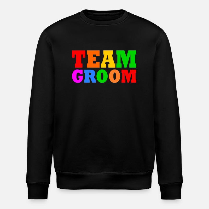 Team groom - Stanley/Stella Unisex Bio-Sweatshirt ROLLER - Schwarz