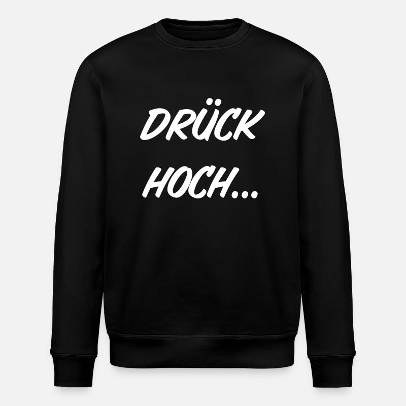 Drück hoch - Stanley/Stella Unisex Bio-Sweatshirt ROLLER - Schwarz
