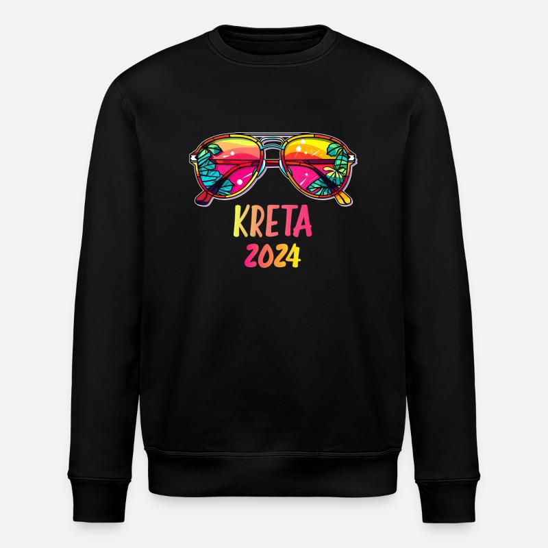 Kreta 2024 - Stanley/Stella Unisex Bio-Sweatshirt ROLLER - Schwarz