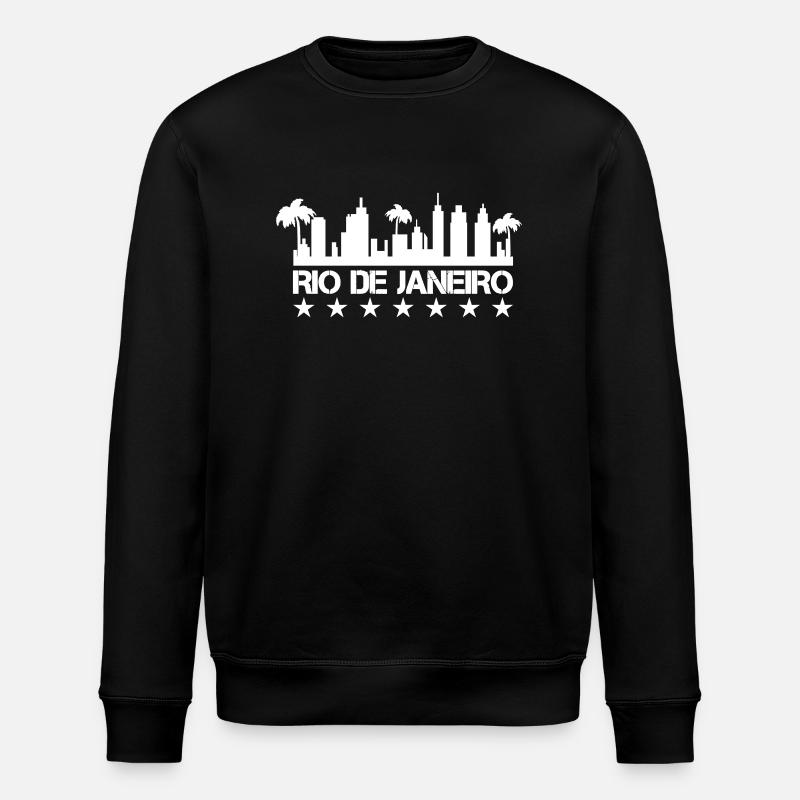 rio de janeiro - Stanley/Stella Unisex Bio-Sweatshirt ROLLER - Schwarz