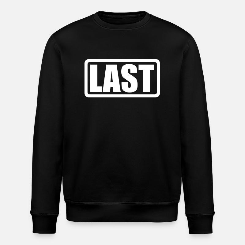 LAST logo with frame - Stanley/Stella ROLLER Unisex Organic Sweatshirt - black