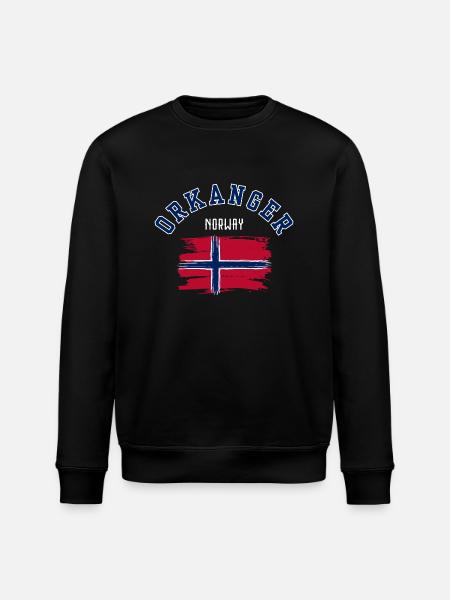 Orkanger Norway - Stanley/Stella ROLLER Unisex Organic Sweatshirt - black