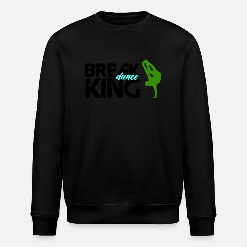 break dance king - Stanley/Stella Unisex Bio-Sweatshirt ROLLER - Schwarz