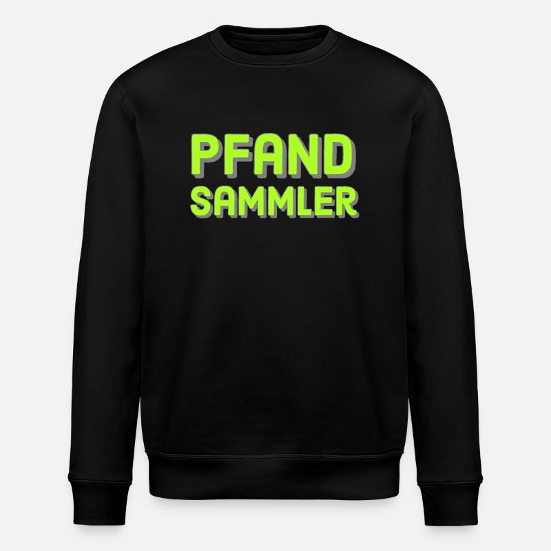 Pfandsammler - Stanley/Stella Unisex Bio-Sweatshirt ROLLER - Schwarz
