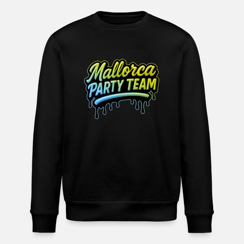 Mallorca Party Team Bunt - Sweat bio ROLLER Stanley/Stella Unisexe - noir