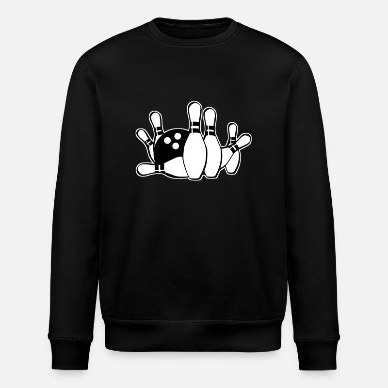 Bowling - Stanley/Stella Unisex Bio-Sweatshirt ROLLER - Schwarz