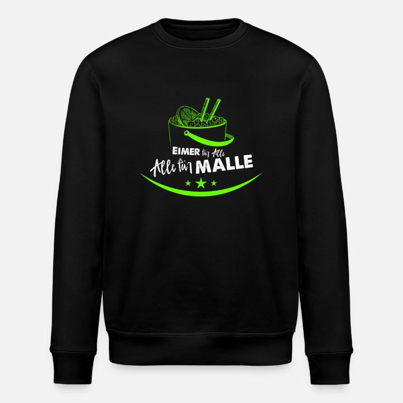 Eimer für Malle - Stanley/Stella Unisex Bio-Sweatshirt ROLLER - Schwarz
