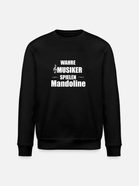 Mandoline Instrument Geschenk - Stanley/Stella Unisex Bio-Sweatshirt ROLLER - Schwarz