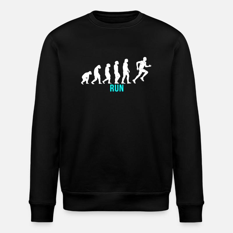 Exécuter Evolution - Sweat bio ROLLER Stanley/Stella Unisexe - noir