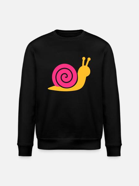 Snail - Stanley/Stella ROLLER Unisex Organic Sweatshirt - black