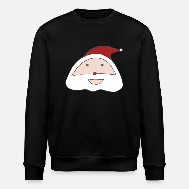 weihnachtsmann - Stanley/Stella Unisex Bio-Sweatshirt ROLLER - Schwarz