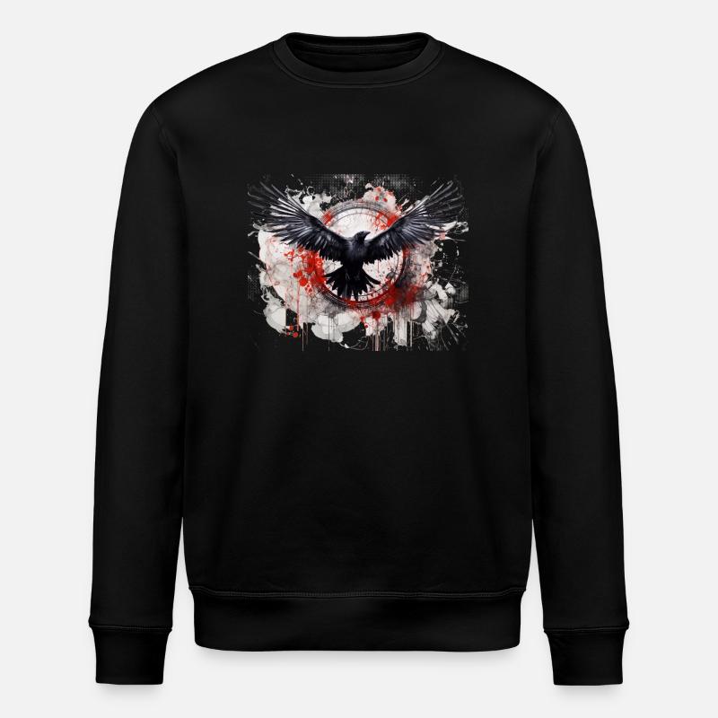 Corbeau - Sweat bio ROLLER Stanley/Stella Unisexe - noir