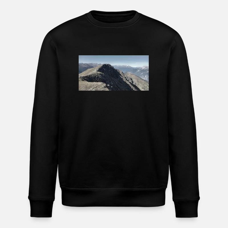 Berge - Stanley/Stella Unisex Bio-Sweatshirt ROLLER - Schwarz