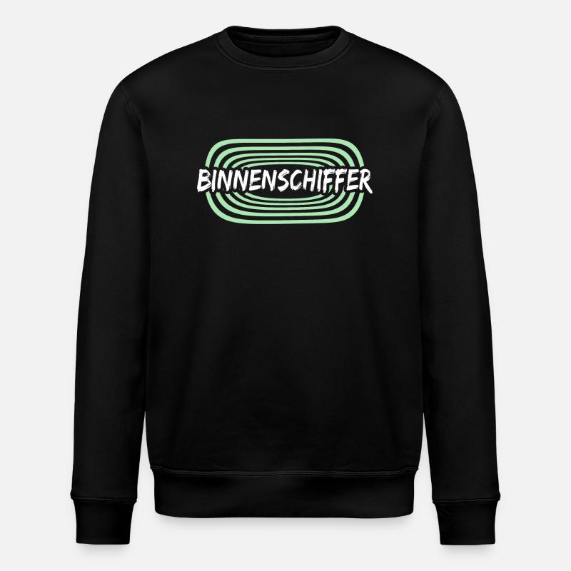 Arbeit Binnenschiffer - Stanley/Stella Unisex Bio-Sweatshirt ROLLER - Schwarz