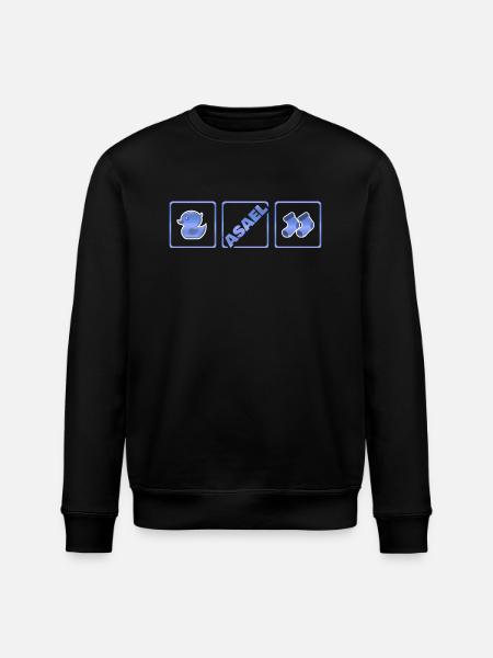 Asaël comme naissance - Sweat bio ROLLER Stanley/Stella Unisexe - noir